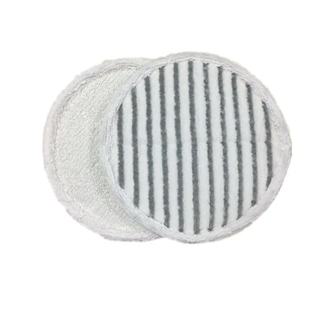 

For Bissell 2124/2039a Steam Mop Cleaning Cloth Set Grey Stripe White Cloth Set