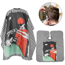 Обертывание домашнего парикмахерского фартука антистатическое платье накидка синяя текстура для стрижки волос Водонепроницаемая накидка(160x140 см