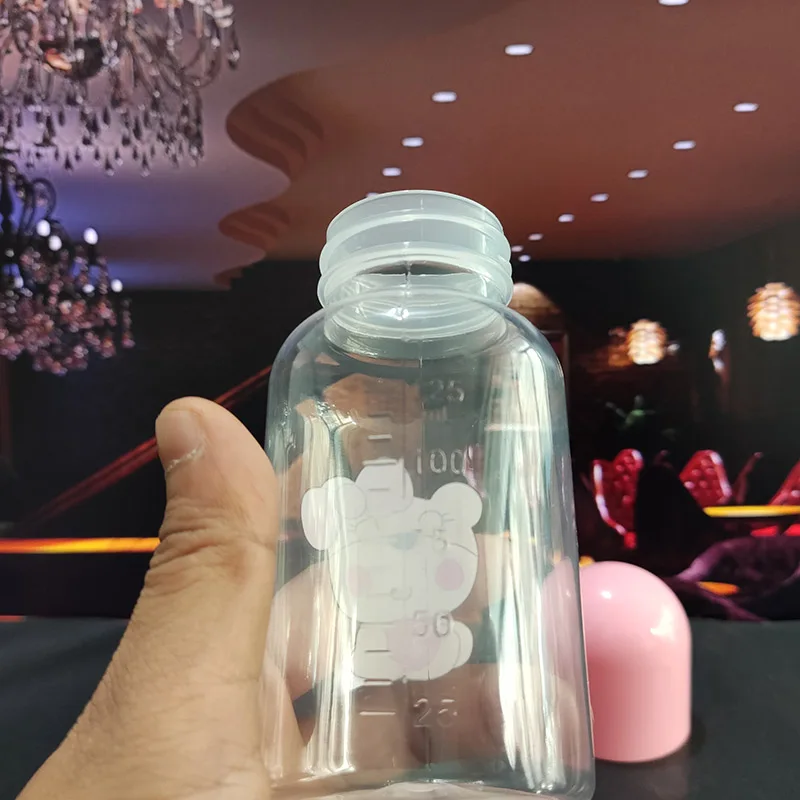 Water Bottle Milk Bottle Feeding Bottle 3pcs 120mL Newborn Baby Boy Girl Standard Caliber PP Small Juice Feeding Bottle Drinking Water Breast-like Feeling