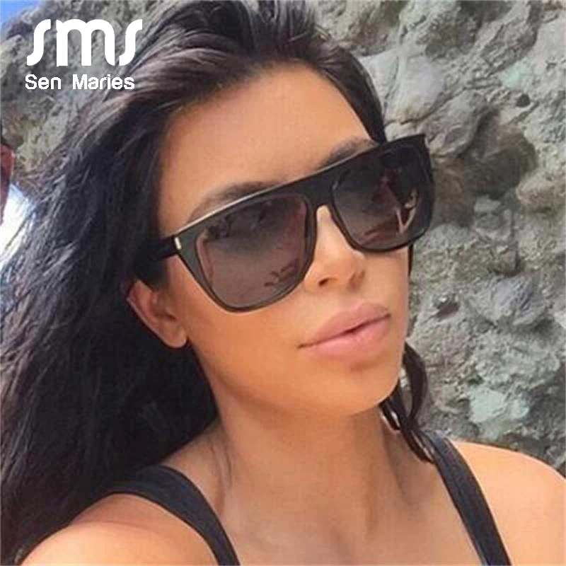 

Vintage Quare Sunglasses Women Luxury Flat Top Retro Goggle Glasses Frame Oversized Elegant Rivet Men Sun Glasses Female Eyewear