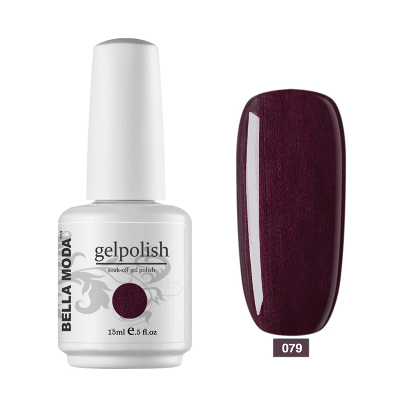 079 BELLA MODA 15 мл серия Bling color Soak Off УФ-гель для ногтей лак гель лак для ногтей - Цвет: 079