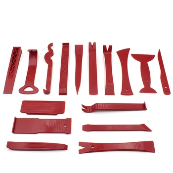 

2020 16 Piece Car Audio Pry Set Stereo Decorative Plate Radio Door Decorative Plate Clip Disassembly Anti-Scratch Car Repair Kit