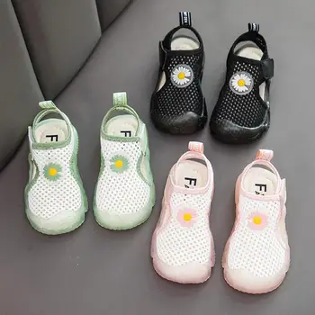 

Summer new children's net shoes boys and girls baby breathable sandals beach shoes hollow 1-6 years old baby sandals Kids