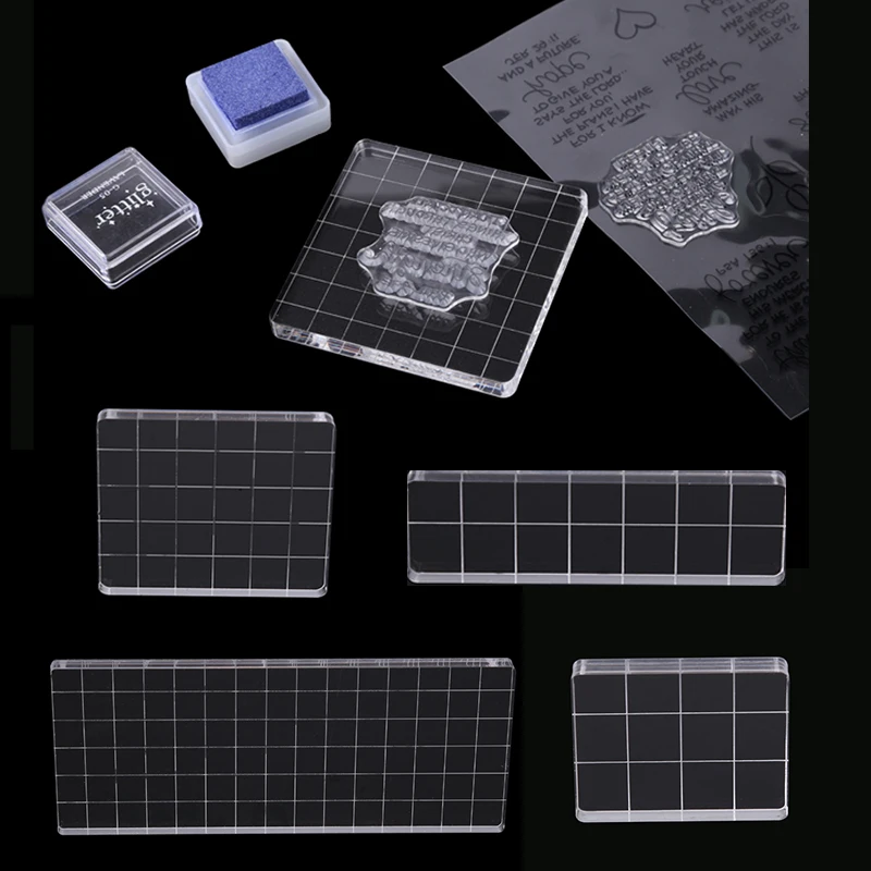 Acrylic Block Clear Stamp Acrylic Stamp Block Stamping Acrylic