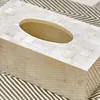 Natural Shell Tissue Boxes European Western Restaurant Napkin Box Bedroom Desktop Draw Paper Organizer Home Decoration Modern 4