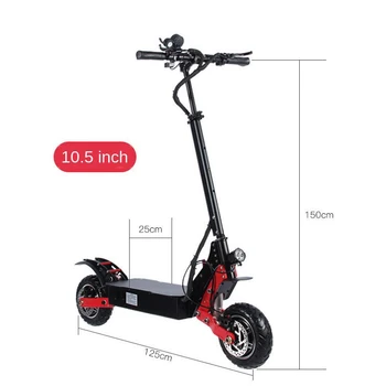 

Rooder 11 inch 60v 40ah 4000w electric scooter