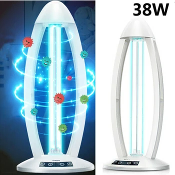 

38W UV Light Disinfection Lamp Ozone Sterilization Mites Air Sanitizer Purifie Anti-Mite Bactericidal Ozone Lamp Lighting Bulbs
