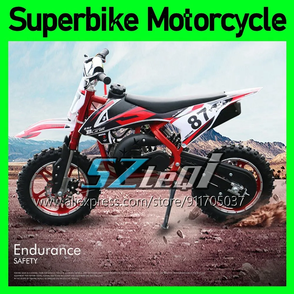 49cc 50ccミニオフロードカー オフロードバイク 小型オートバイ 2ストロークエンジン スポーツ 子供用ガソリン レーシングバイク Aliexpress