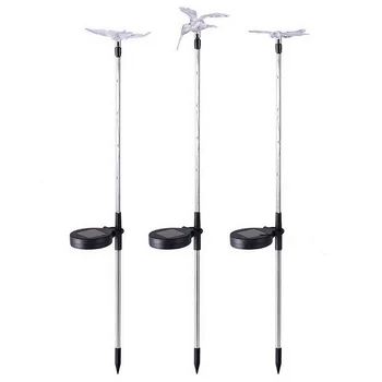 

Outdoor Color-Changing LED Garden Solar Light Waterproof Dragonfly/Butterfly/Bird Solar LED for Garden Decoration Lawn Lamp New