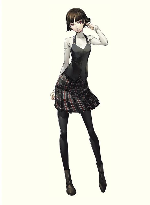 Фиолетовый Аниме Persona 5 рюиджи Сакамото Анна такамаки Amamiya Ren Futaba Сакура косплей акриловая подставка фигурка модель тарелка Декор - Цвет: Фиолетовый