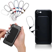 Мини Тонкий портативный SOS очки для чтения зажим для носа с подставкой для телефона чехол маленький кошелек оптика для женщин и мужчин легко носить с собой