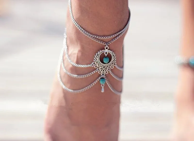 Модные аксессуары для женщин; Boho; в течение 36 часов; ножные браслеты для женщин; Аксессуары для ног; браслеты для лодыжки