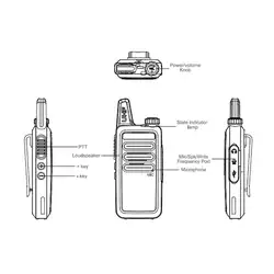 2 шт. BFR5 двухстороннее радио comunicator FM радио коротковолновым приемником telsiz R5 Любительское радио, Си-Би радиосвязь станция мини иди и болтай