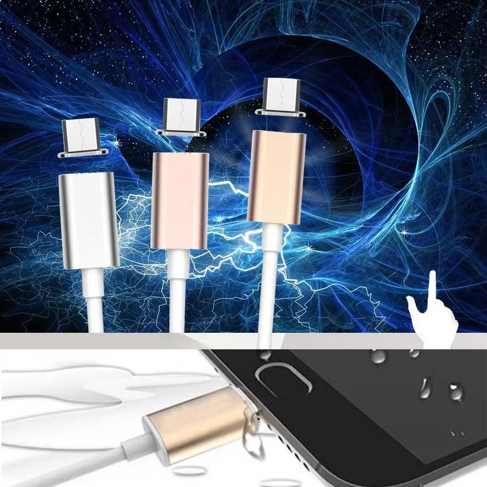 1 м легкое магнитное микро USB зарядное устройство зарядный кабель адаптер для телефонов Android