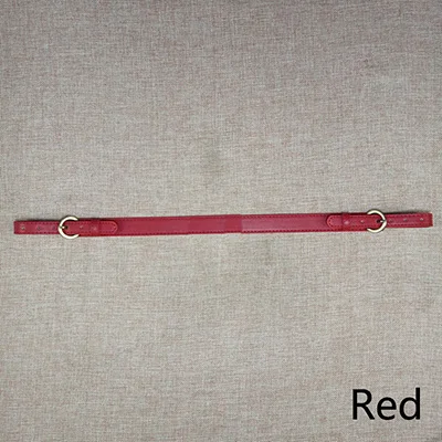 Red Meetee 2 шт. 51 см искусственная кожаная сумка плечевой ремень PU ручка висячая Пряжка ручка для переноски DIY аксессуары для багажа BF477 - Цвет: Red
