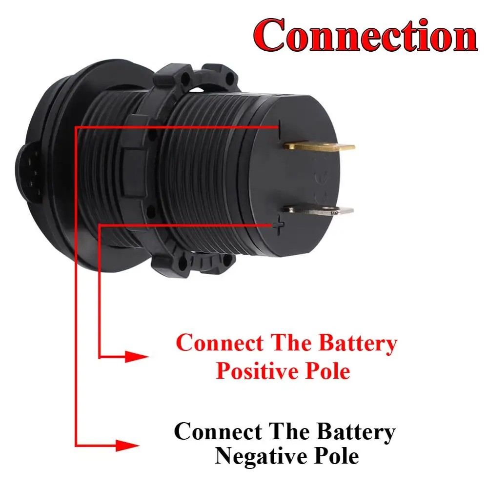 12 V 24 автомобиль Зарядное устройство Dual 1A/2.1A USB Порты и разъёмы автомобиля Батарея