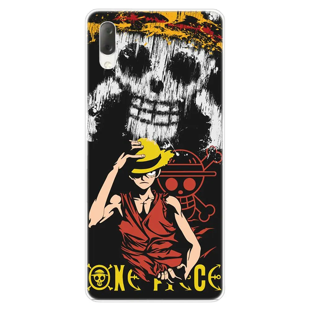 004 Anime one piece Monkey D. Luffy Case For Sony Xperia L1 L2 L3 X XA XA1 XA2 Ultra E5 XZ XZ1 XZ2 Compact XZ3 M4 Aqua Z3 Z5 Premium - Цвет: 004