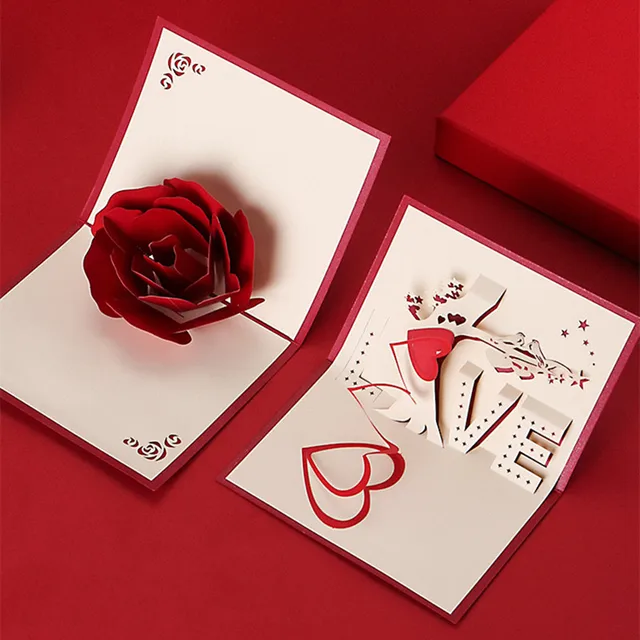 Love Postcard 3D Pop UP Greeting Cards: The Perfect Gift for Couples