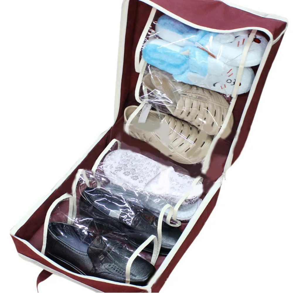 Портативная Водонепроницаемая дорожная сумка для обуви нейлоновая сумка для хранения сумка удобный органайзер для обуви Сортировка молнии сумка 6 моделей 82
