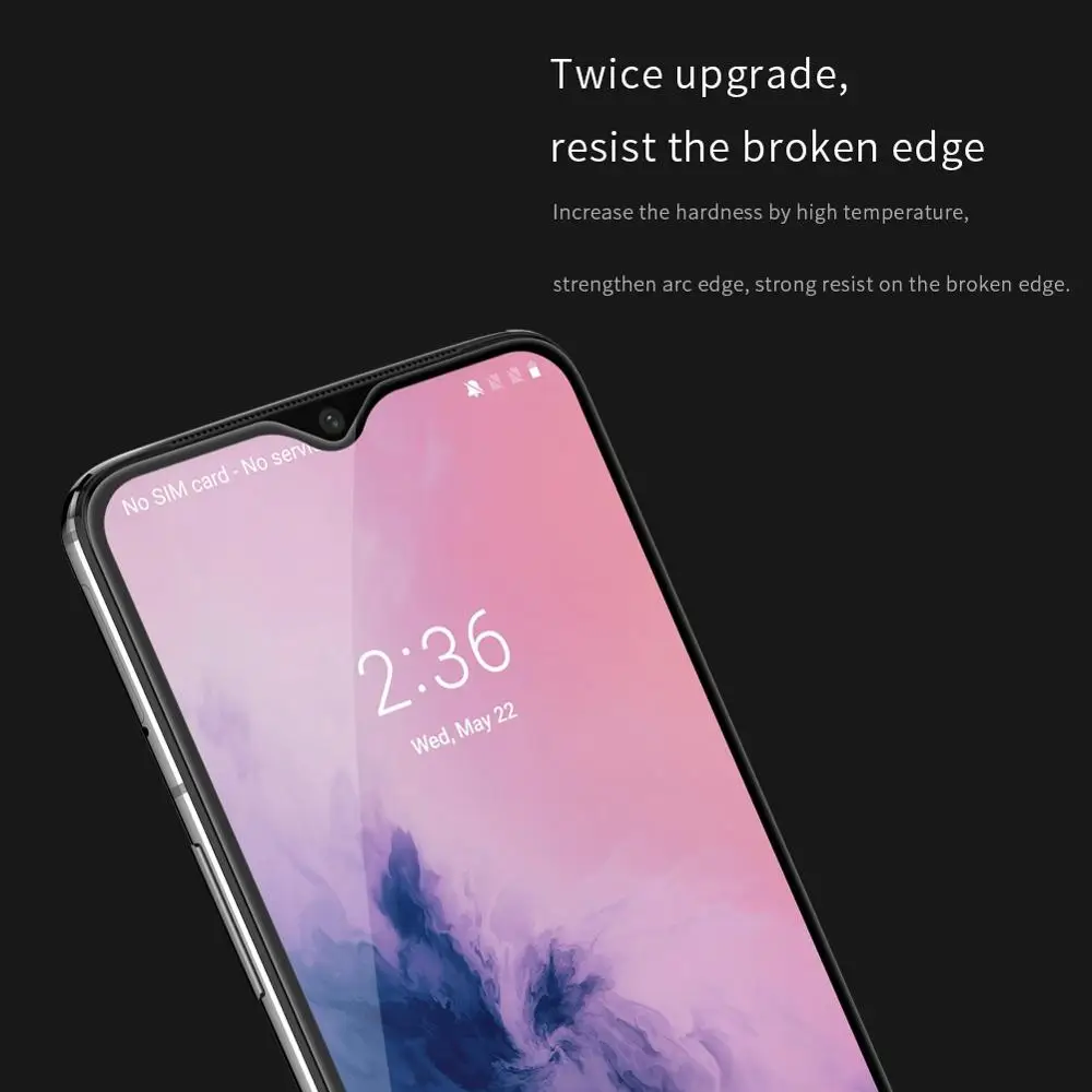 Pаспродажа Полностью покрытие стекло протектор экрана для Oneplus 7, оригинальное закаленное стекло NILLKIN Защитная пленка