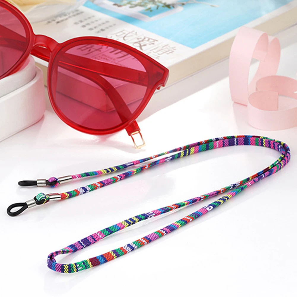 Ethnic Style Glasses Chain Eyeglass Sunglasses Cotton String Cord Retainer Glasses Strap Eyewear Lanyard Accessories