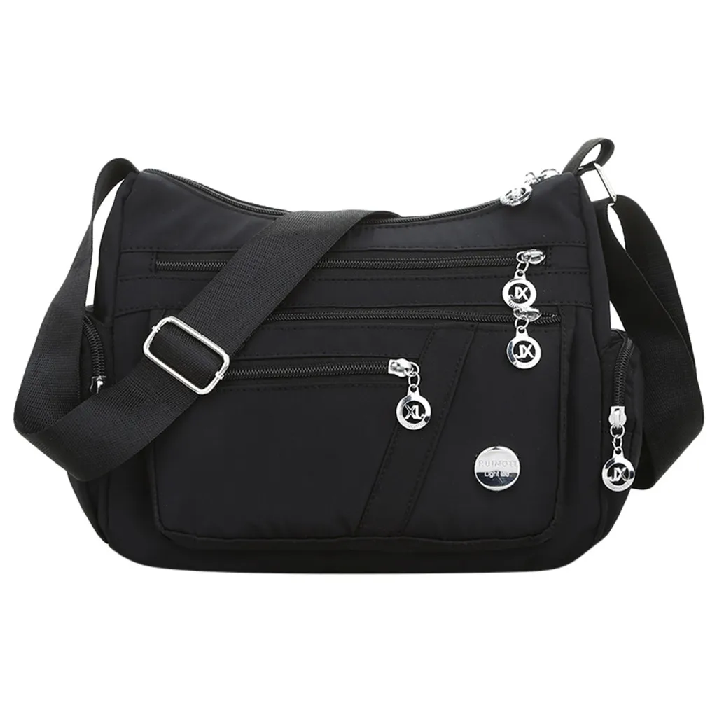 

Ladies Messenger Shoulder Bags Women Designer Waterproof Nylon Handbag Female Zipper Crossbody Bag Sac A Main #T3G