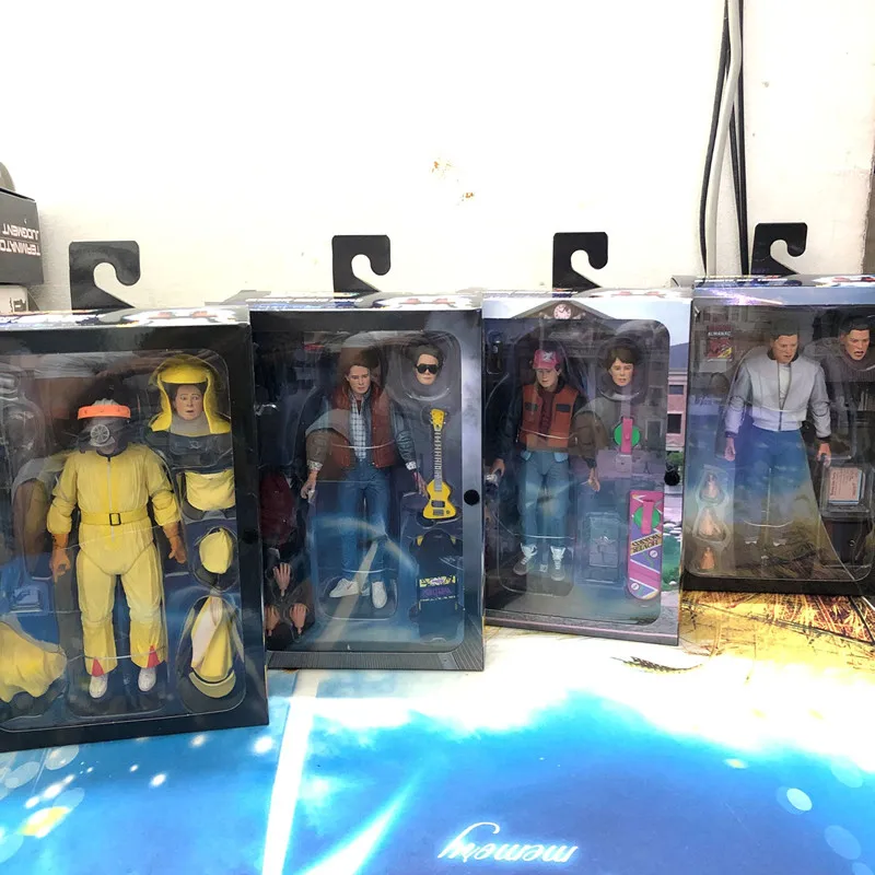 Original Neca Marty McFly Figure Biff Tannen Back To The Future Sports Almanac Ultimate 1955 35th Anniversary Figures | Игрушки и хобби