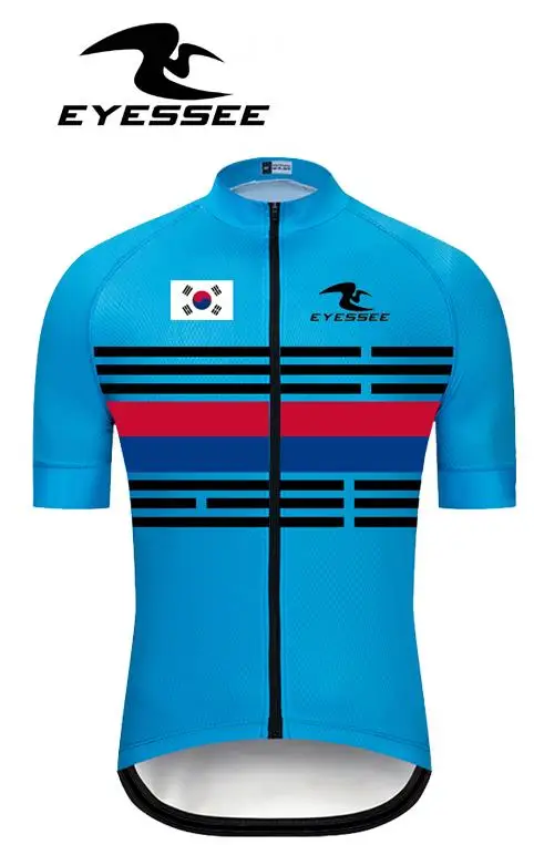 EYESSEE Лето короткий рукав MTB велосипед велосипедная одежда горный гоночный велосипед Джерси дышащий Южная Корея Велоспорт Джерси - Цвет: jersey