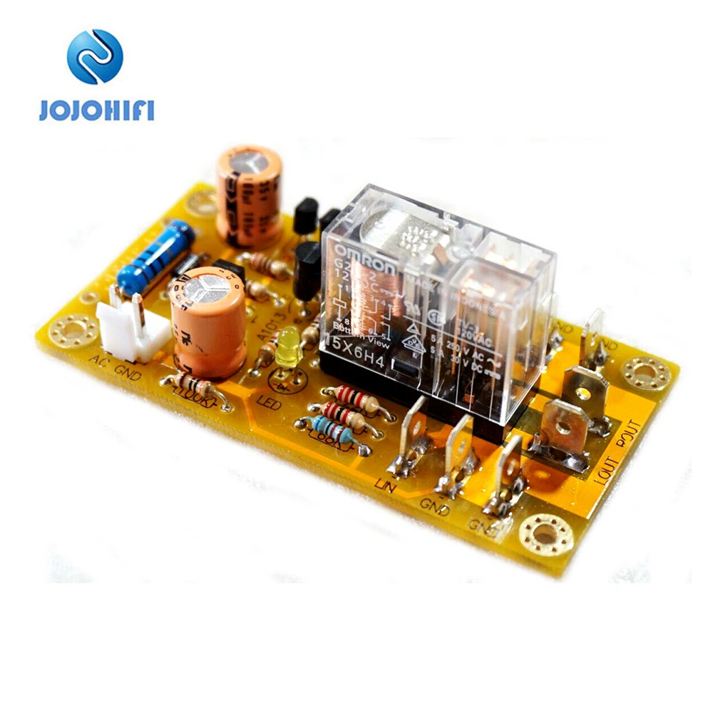 AC12-28V 5A Omron Relay 12V/24V Amp Speaker Protection DIY KITS/Finished Board with Power-on Delay & Midpoint Detection Function hifi mono d class high power 500w digital power amplifier board with horn protection exceeding lm3886 irs2092s