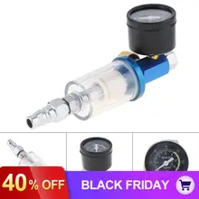1/4 дюймовый мини фильтр-сепаратор масляной воды регулятор давления с быстрым разъемом для пневматического распылителя воздушный компрессор