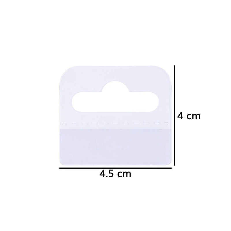 Lots 100pcs Clear Slot Hole Adhensive Custom Hang Tabs Tags Hook For Phone case cover package packing Box Store Retail Display | Мобильные
