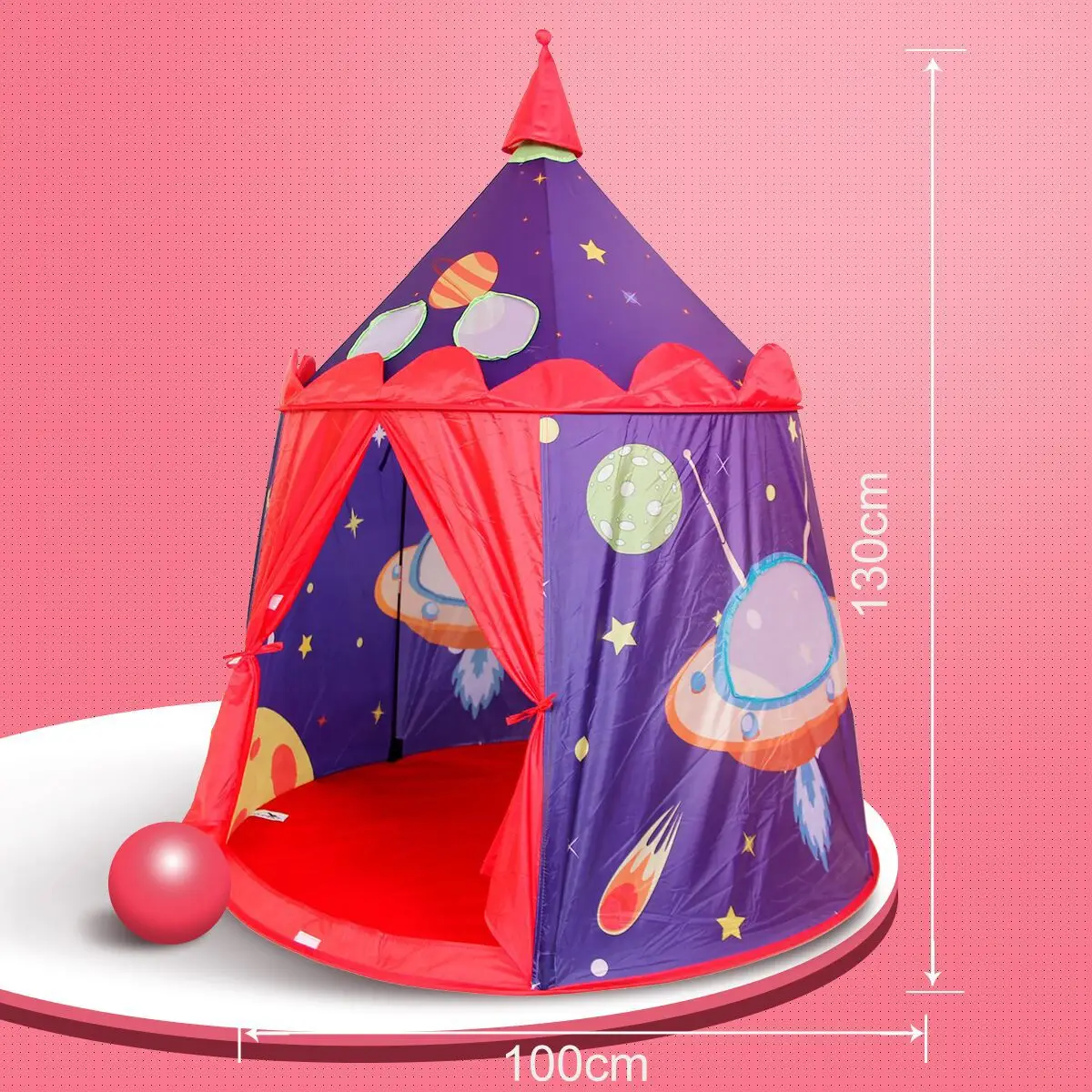 Детский шатер из замка Вселенной, фиолетовый космический замок, детский игровой домик, игрушечный игровой домик