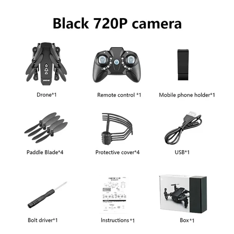 RC Mini Drone 4K Professional With HD Camera Folding Super Long Endurance Aircraft One Key Return Quadrocopter Gift Kid Toys