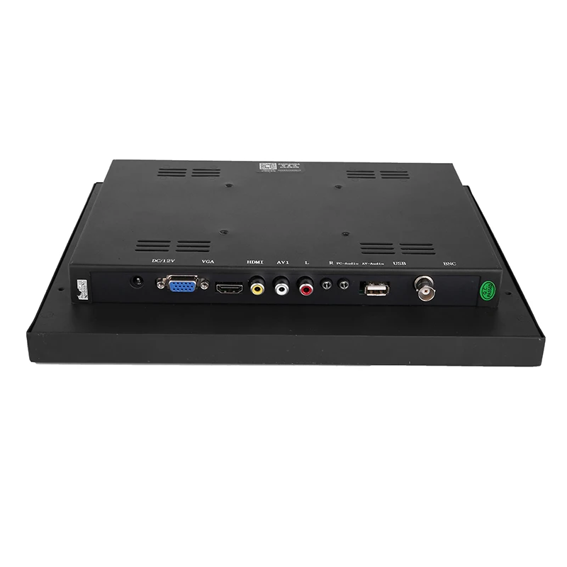 G12 Metal shell 12 inch hdmi input lcd monitor 4:3 cheap tft lcd monitor with vga interface