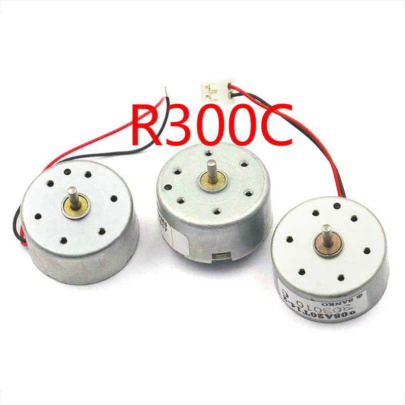 R300C Micro DC Small Motor DIY Handmade Mini Solar Hat Fan USB High Speed With Cable | Электроника