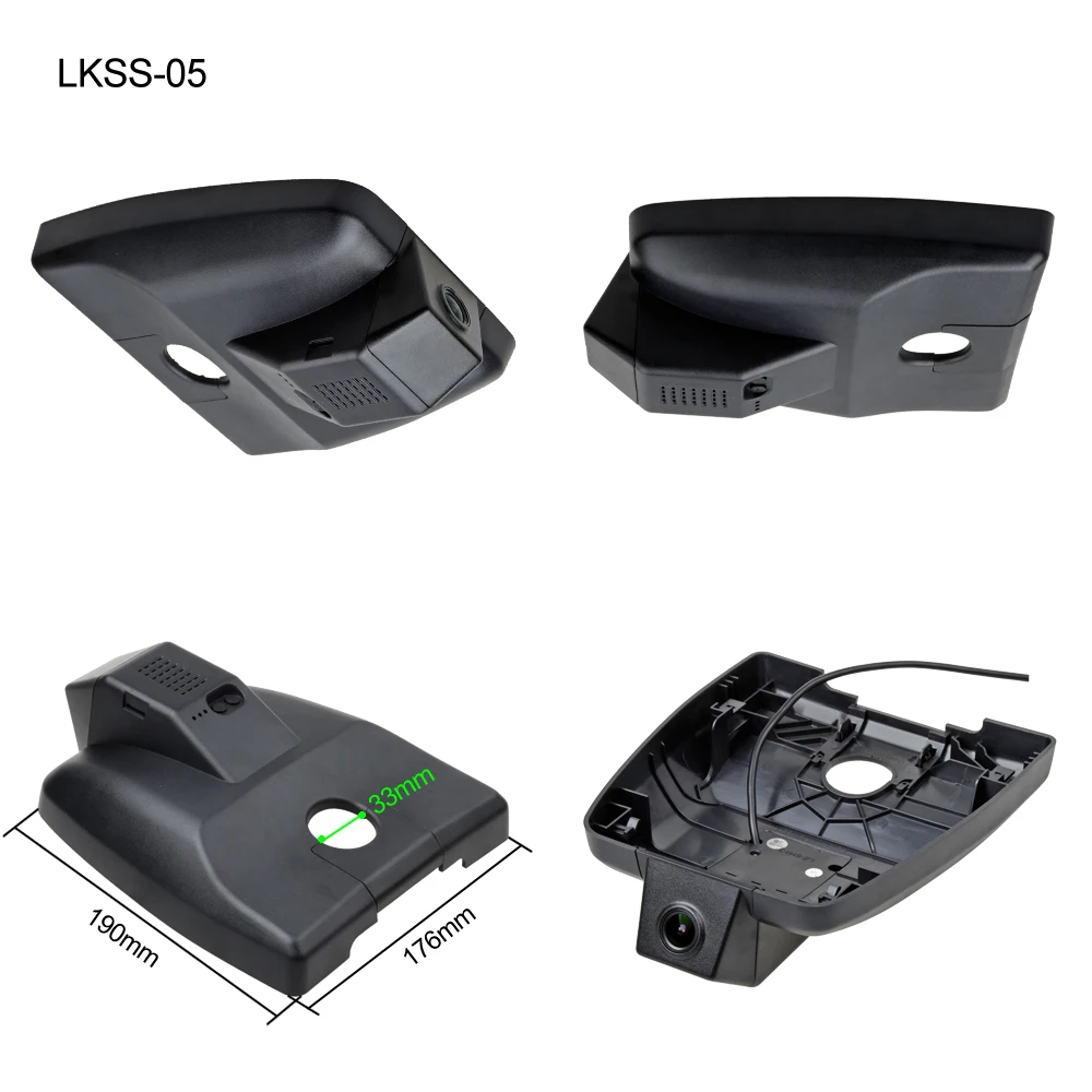 SINOSMART Novatek 96658 автомобильный WiFi DVR камера для Lexus серии NX RX ES UX и т. Д. Дополнительное приложение управления SONY IMX323