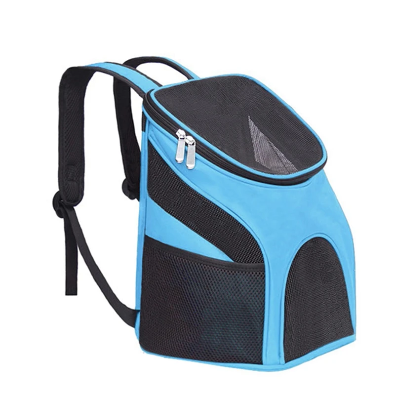 Рюкзак для домашних животных, кошек и собак, путешествия на открытом воздухе, рюкзак, портативный сетчатый рюкзак на молнии, дышащая сумка для собак