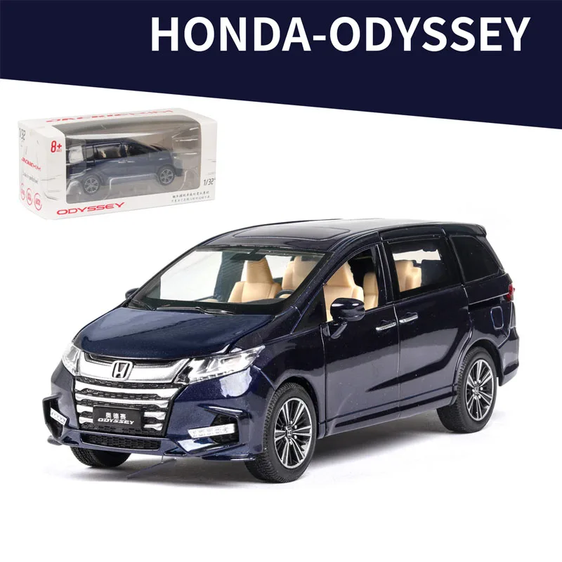 1:32 модель автомобиля Honda ODYSSEY, литая Игрушечная модель автомобиля, детская игрушка в подарок