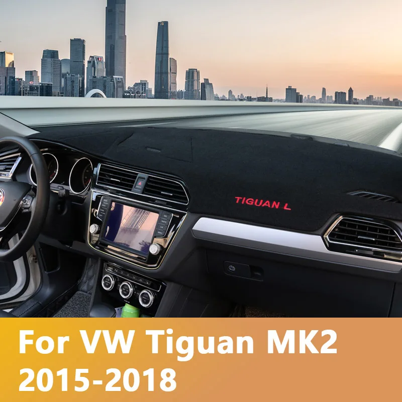 

For Volkswagen VW Tiguan 2009-2015 2016 2017 2018 2019 Car Dashboard Cover Shading Mat Sun Shade Pad Carpet Interior Accessories