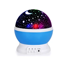 LSL LED cielo estrellado luz RGB 3 colores 8 modo proyector estrella Luna noche luz vacaciones decoración iluminación niños regalo de cumpleaños(China)