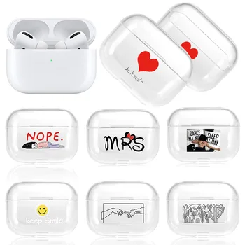 

Fashion Clear Hard PC Case For Airpods Pro Luxury Transparent Bluetooth Headphone Protective Case For Airpods Pro 3 Case Capa