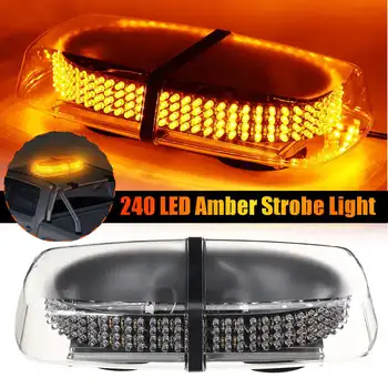 

12/24V Waterproof Vehicle 240 LED Strobe Flash light Polices Emergency Warning Hazard Warning Strobe lamp Daytime Running Lights