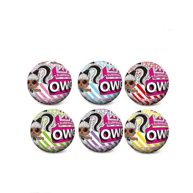 

6 Pcs/Set Hot Sell LoL Surprise Series Demolition Ball Dolls Action Figure Decompression Fun Kids Toys Gifts