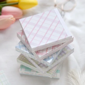 

10sets/lot Memo Pads Sticky Notes Simple and fresh Paper diary Scrapbooking Stickers Office School stationery Notepad