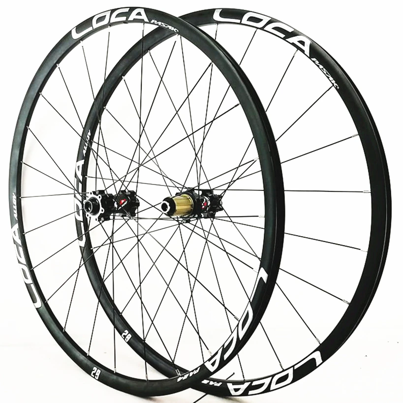 Road Bike Wheels 700c Thru Axle Bicycle Wheel 24hole Barrel Shaft