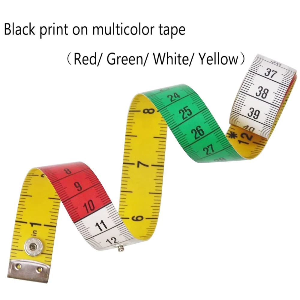 Retractable Ruler Tape Measure Sewing Cloth Body Dieting Tailor 150cm 60i_fd 
