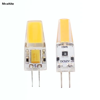 

G4 Lamp Bulb AC DC Dimming 12V 220V 1.5W 2W 3W 4W COB LED Lighting Lights replace Halogen Spotlight Chandelier