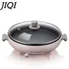 JIQI Household Electric Baking Pan Egg Roll Machine Multifunction Pancake Pizza Crepe Maker Omelette Frying Pan  Skillets 2