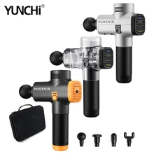 Мышечная терапия, массажный пистолет, облегчение боли после занятий спортом, 3 уровня скорости, низкий уровень шума, 4 массажных головки, массажер для мышц, тканевая терапия