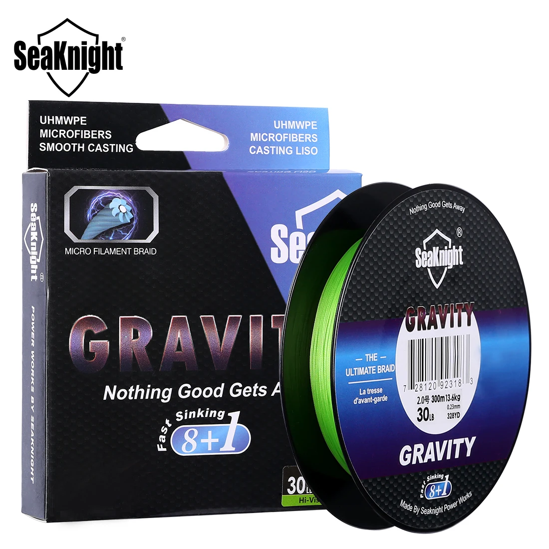 SeaKnight GRAVITY Series G9 150M 164yds 9 косичек рыболовная леска быстро Тонущая
